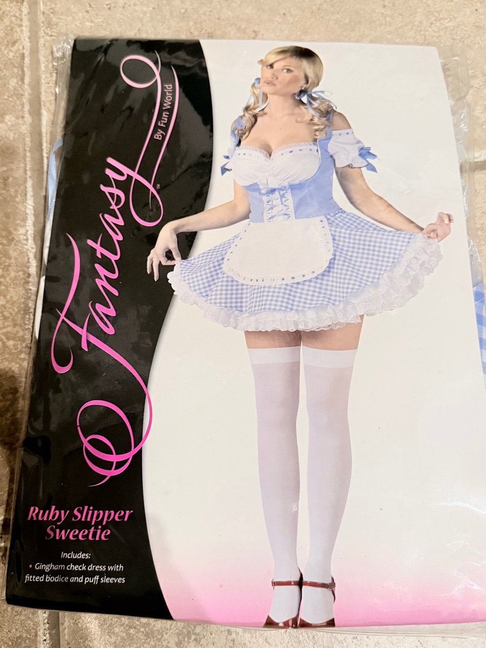 NEW Dorothy Wizard of Oz Blue Gingham Costume